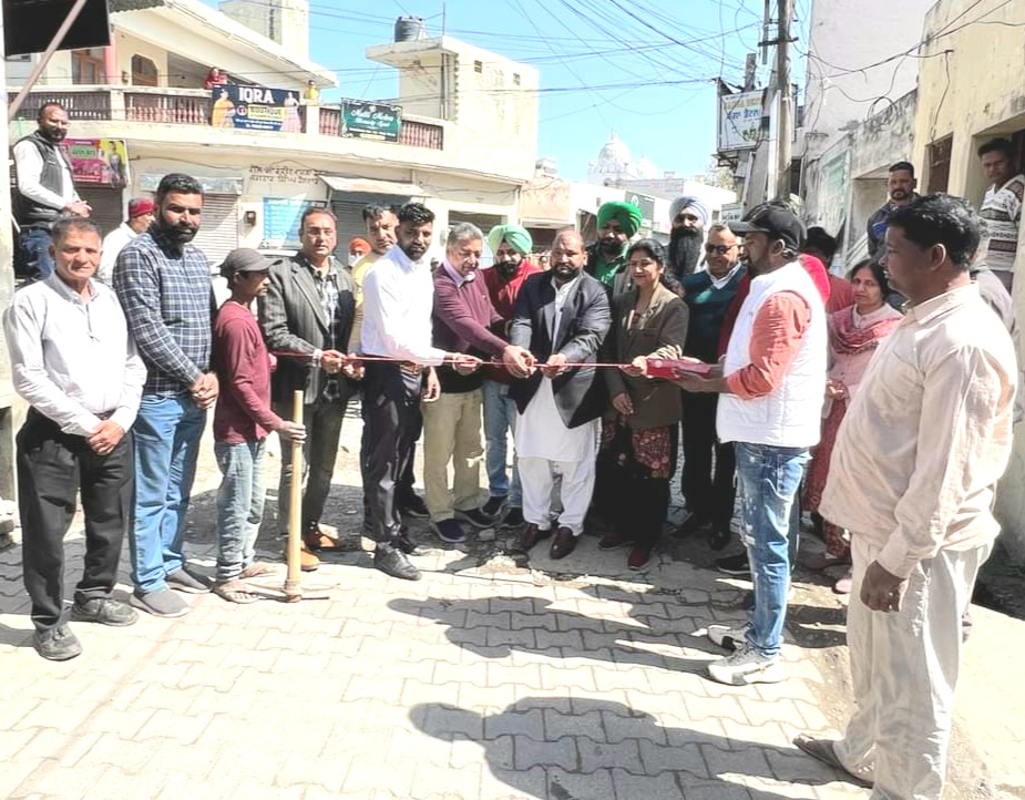 Kuljit Singh Sarhal started development works worth 1-25 crores in Banga city